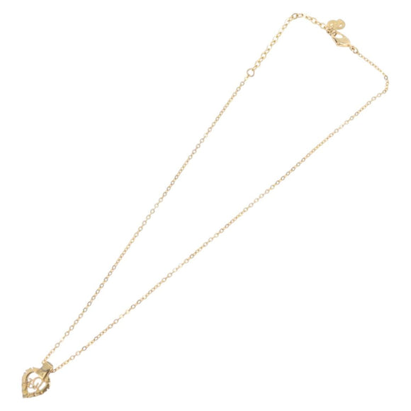Christian Dior Necklace metal Gold Auth ka3707A