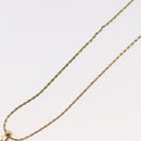 Christian Dior Necklace metal Two set Gold Auth ka3708-10