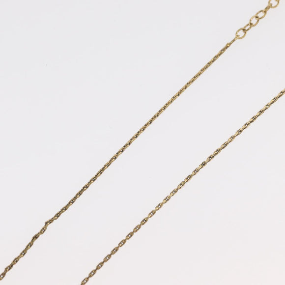 Christian Dior Necklace metal Two set Gold Auth ka3708