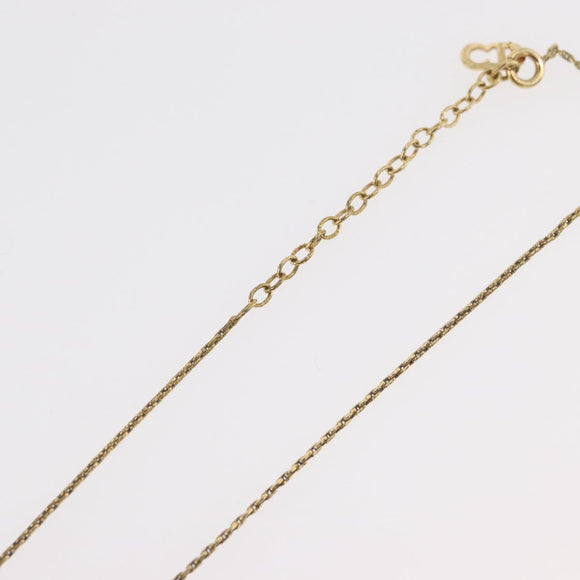 Christian Dior Necklace metal Two set Gold Auth ka3708