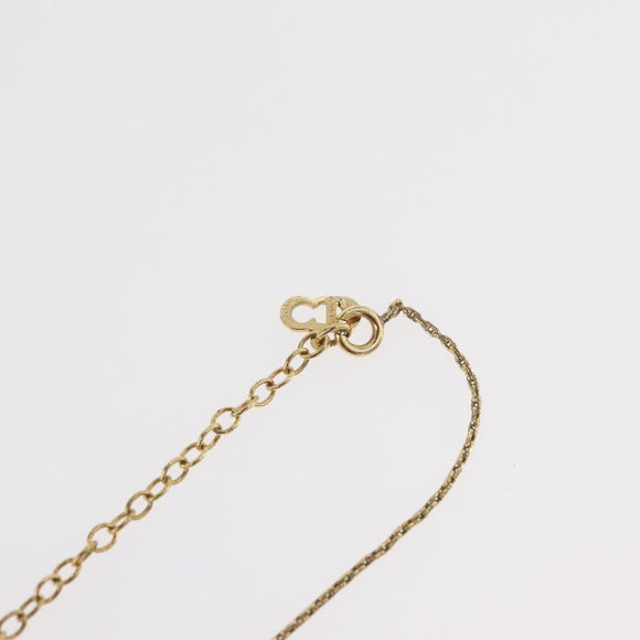 Christian Dior Necklace metal Two set Gold Auth ka3708