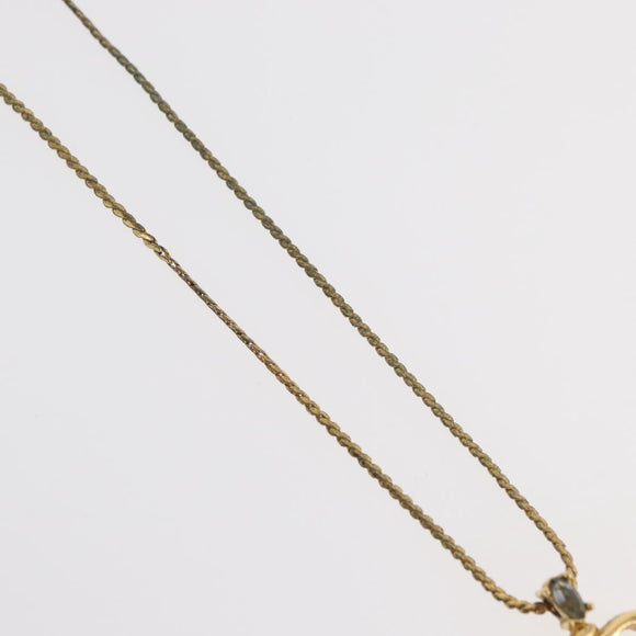 Christian Dior Necklace metal Two set Gold Auth ka3708