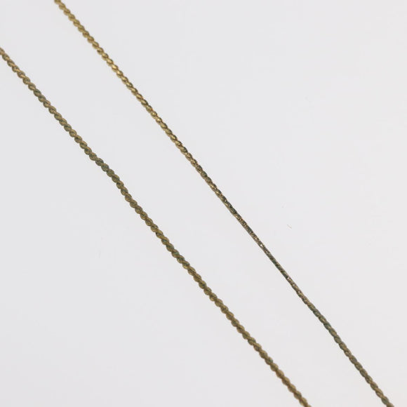 Christian Dior Necklace metal Two set Gold Auth ka3708