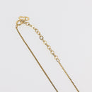 Christian Dior Necklace metal Two set Gold Auth ka3708-19