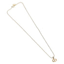 Christian Dior Necklace metal Two set Gold Auth ka3708-2