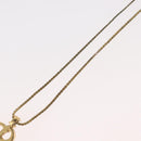 Christian Dior Necklace metal Two set Gold Auth ka3708-22