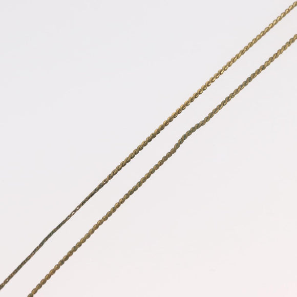 Christian Dior Necklace metal Two set Gold Auth ka3708