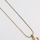 Christian Dior Necklace metal Two set Gold Auth ka3708-4