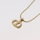 Christian Dior Necklace metal Two set Gold Auth ka3708-9