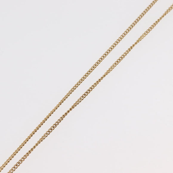 Christian Dior Necklace metal Two set Gold Auth ka3709