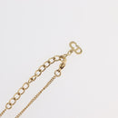 Christian Dior Necklace metal Two set Gold Auth ka3709-13