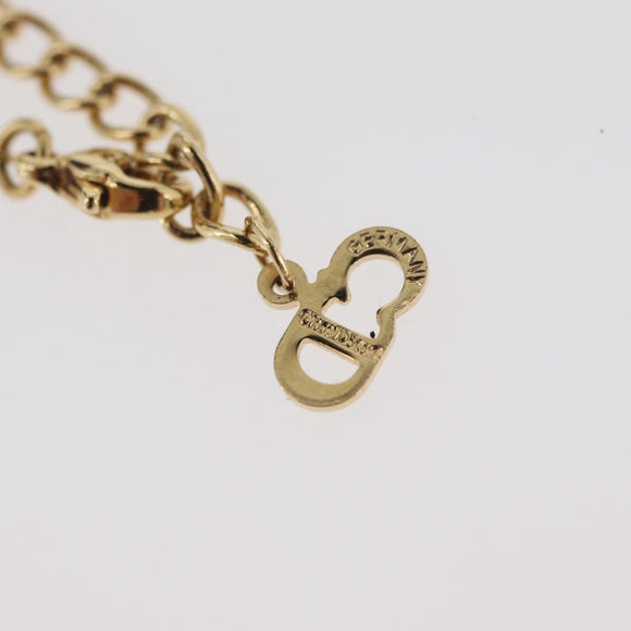 Christian Dior Necklace metal Two set Gold Auth ka3709