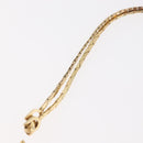 Christian Dior Necklace metal Two set Gold Auth ka3709-20
