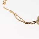 Christian Dior Necklace metal Two set Gold Auth ka3709-22