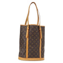LOUIS VUITTON Monogram Bucket GM Shoulder Bag M42236 LV Auth ka371-1