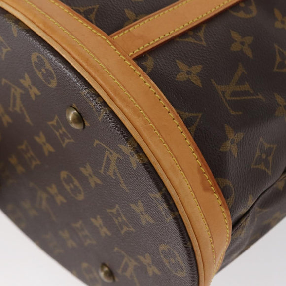 LOUIS VUITTON Monogram Bucket GM Shoulder Bag M42236 LV Auth ka371
