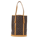 LOUIS VUITTON Monogram Bucket GM Shoulder Bag M42236 LV Auth ka371-2