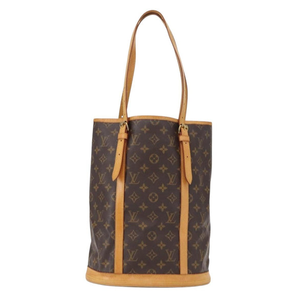 LOUIS VUITTON Monogram Bucket GM Shoulder Bag M42236 LV Auth ka371