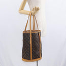 LOUIS VUITTON Monogram Bucket GM Shoulder Bag M42236 LV Auth ka371-25