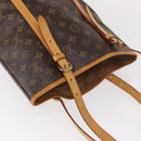 LOUIS VUITTON Monogram Bucket GM Shoulder Bag M42236 LV Auth ka371-6