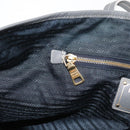 PRADA Tote Bag Nylon Gray Gold Auth ka3714A-20