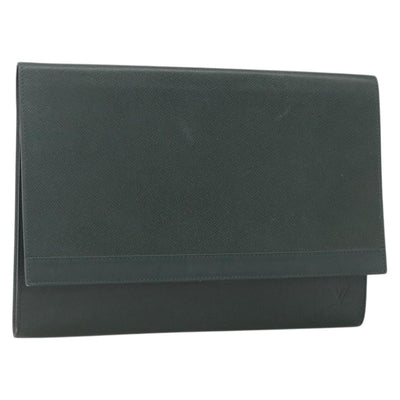 LOUIS VUITTON Taiga Leather Volga Briefcase Epicea M30204 LV Auth ka3715