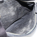 PRADA Shoulder Bag Leather Black Silver Auth ka3716-24