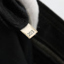 PRADA Shoulder Bag Leather Black Silver Auth ka3716-12