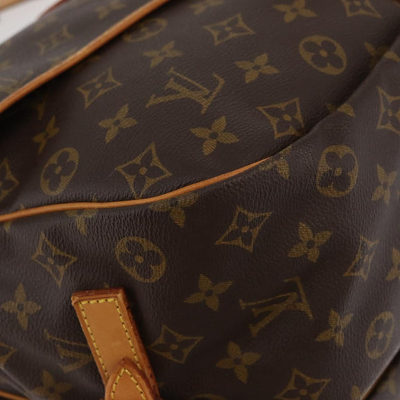 LOUIS VUITTON Monogram Saumur 35 Shoulder Bag M42254 LV Auth ka3718