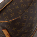 LOUIS VUITTON Monogram Saumur 35 Shoulder Bag M42254 LV Auth ka3718-15