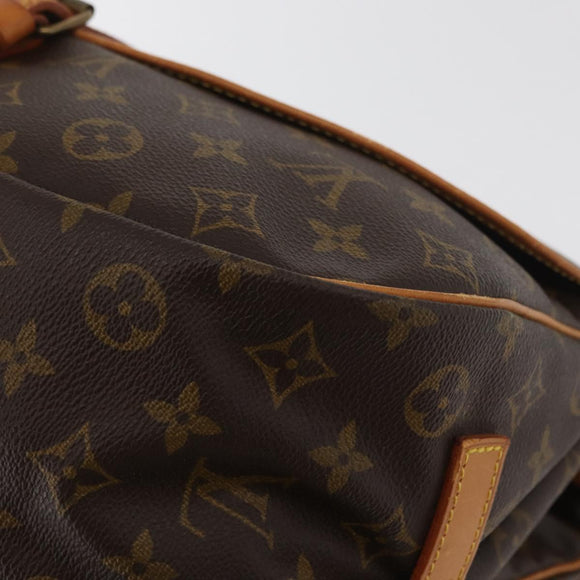 LOUIS VUITTON Monogram Saumur 35 Shoulder Bag M42254 LV Auth ka3718