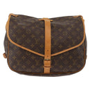 LOUIS VUITTON Monogram Saumur 35 Shoulder Bag M42254 LV Auth ka3718-13