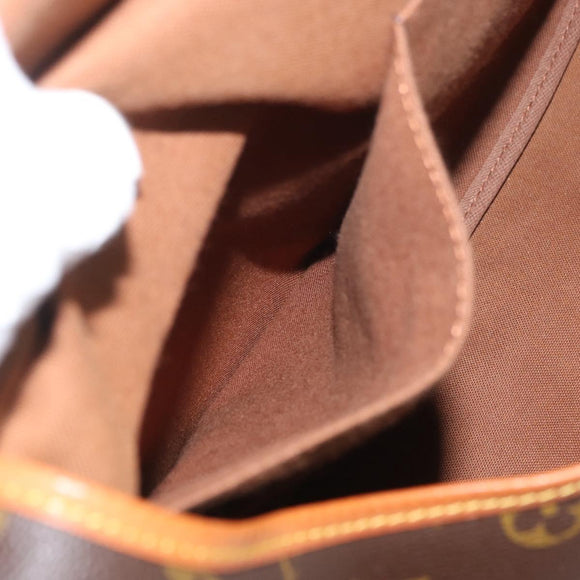 LOUIS VUITTON Monogram Saumur 35 Shoulder Bag M42254 LV Auth ka3718