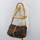 LOUIS VUITTON Monogram Saumur 35 Shoulder Bag M42254 LV Auth ka3718-29