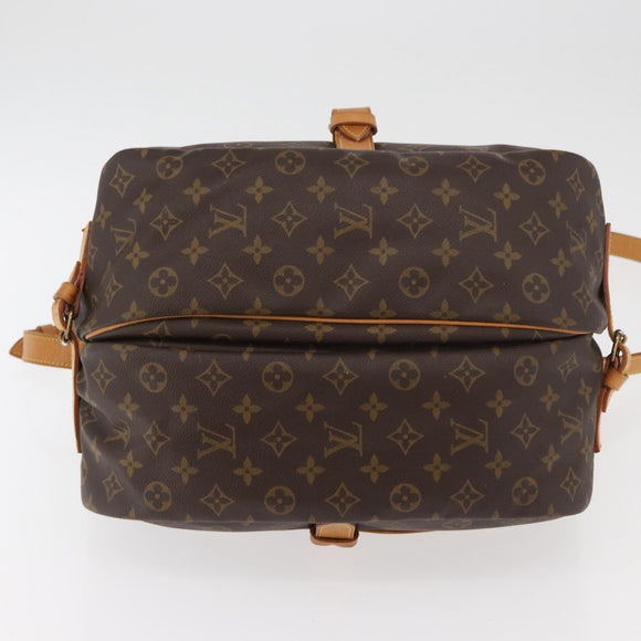 LOUIS VUITTON Monogram Saumur 35 Shoulder Bag M42254 LV Auth ka3718