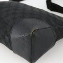 GUCCI GG Canvas Shoulder Bag Black Silver 114273 Auth ka3721-9