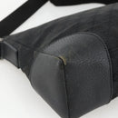 GUCCI GG Canvas Shoulder Bag Black Silver 114273 Auth ka3721-14