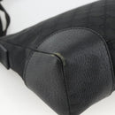 GUCCI GG Canvas Shoulder Bag Black Silver 114273 Auth ka3721-16