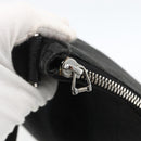 GUCCI GG Canvas Shoulder Bag Black Silver 114273 Auth ka3721-10
