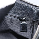 GUCCI GG Canvas Shoulder Bag Black Silver 114273 Auth ka3721-20