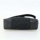 GUCCI GG Canvas Shoulder Bag Black Silver 114273 Auth ka3721-5