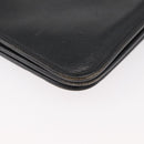 Christian Dior Shoulder Bag Leather Black Gold Auth ka3727-15
