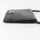 Christian Dior Shoulder Bag Leather Black Gold Auth ka3727-3