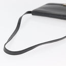 Christian Dior Shoulder Bag Leather Black Gold Auth ka3727-7