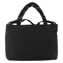 Salvatore Ferragamo Hand Bag Nylon 2way Black Silver Auth ka3729A-13