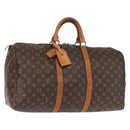 LOUIS VUITTON Monogram Keepall 50 Boston Bag M41426 LV Auth ka373-1