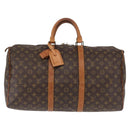 LOUIS VUITTON Monogram Keepall 50 Boston Bag M41426 LV Auth ka373-13