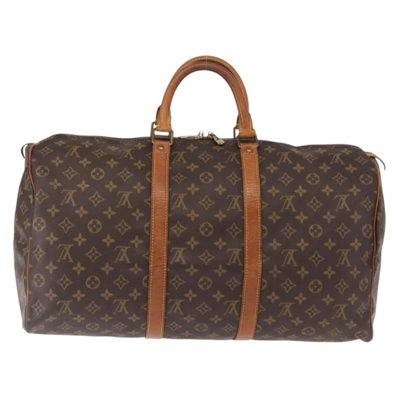LOUIS VUITTON Monogram Keepall 50 Boston Bag M41426 LV Auth ka373
