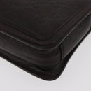 GUCCI GG Canvas Guccissima Clutch Bag Leather Brown 152600 Auth ka3732-16