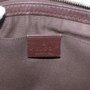 GUCCI GG Canvas Guccissima Clutch Bag Leather Brown 152600 Auth ka3732-10